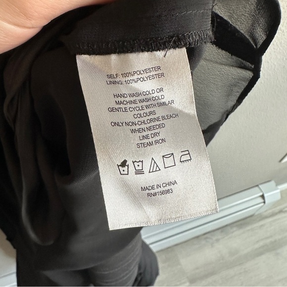 Evereve Black Tiered Maxi Dress Small - Picture 7 of 12